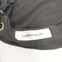La Maison de Lyllis リネン フリーサイズ ベレー帽 ブラック レディース メゾンドリリス【中古】5-0615M◎