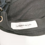 La Maison de Lyllis リネン フリーサイズ ベレー帽 ブラック レディース メゾンドリリス【中古】5-0615M◎
