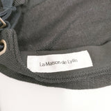 La Maison de Lyllis リネン フリーサイズ ベレー帽 ブラック レディース メゾンドリリス【中古】5-0615M◎