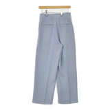 CAST: キャストコロン tトリアセテートポリエステル センタープレススラックス パンツ ライトブルー レディース【中古】5-0824M∞