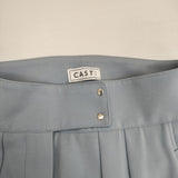 CAST: キャストコロン tトリアセテートポリエステル センタープレススラックス パンツ ライトブルー レディース【中古】5-0824M∞