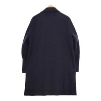 UNITED ARROWS UASB ジャージー チェスターコート 定価46200円 サイズM チェスターコート ネイビー ユナイテッドアローズ【中古】4-1107A◆