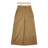 EPOCA ワイドパンツ コットンシルク M5R08-146-50 サイズ40 パンツ ライトブラウン レディース エポカ【中古】5-0404M△