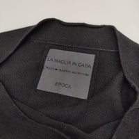 EPOCA ノースリーブ ベスト レーヨンコットン ニット ブラック レディース エポカ【中古】5-0709S∞