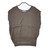 EPOCA ベスト M8N17-182-07 ノースリーブ サイズ40 コットン ニット グレー レディース エポカ【中古】5-0404M△