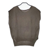 EPOCA ベスト M8N17-182-07 ノースリーブ サイズ40 コットン ニット グレー レディース エポカ【中古】5-0404M△