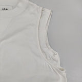 J.C.M サイドスリット ノースリーブカットソーワンピ ロング ワンピース ホワイト レディース ジェイシーエム【中古】5-0621S∞