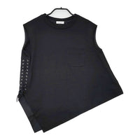 near.nippon ノースリーブ Ｔシャツ カットソー ブラック レディース ニアーニッポン【中古】5-0621S∞