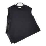 near.nippon ノースリーブ Ｔシャツ カットソー ブラック レディース ニアーニッポン【中古】5-0621S∞