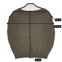 EPOCA LAMAGLIA IN CASA ノースリーブ セーター ニット カーキ レディース エポカ【中古】5-0621S∞