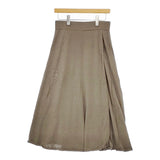 EPOCA ニットスカート M5S29-165-78 サイズ40 フェイクラップ ロングスカート カーキ レディース エポカ【中古】5-0404M△