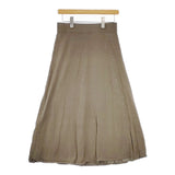 EPOCA ニットスカート M5S29-165-78 サイズ40 フェイクラップ ロングスカート カーキ レディース エポカ【中古】5-0404M△