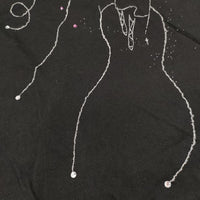 TSUMORI CHISATO the Spirit of Beauty スパンコール 半袖Ｔシャツ カットソー ブラック レディース ツモリチサト【中古】5-0621S∞