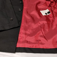 COMME des GARCONS SHIRT ウール混 フランス製 テーラードジャケット AD表記なし ブラック レディース コムデギャルソンシャツ【中古】4-1102T∞