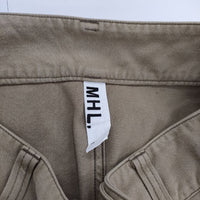 MHL. 578-241071 ショートパンツ ハーフパンツ ショーツ カーキ レディース エムエイチエル【中古】5-0621S∞