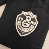 PEARLY GATES モックネック 半袖Ｔシャツ カットソー ネイビー メンズ パーリーゲイツ【中古】5-0501S∞