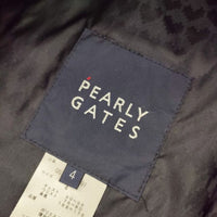 PEARLY GATES 撥水タフレックスストレッチ スーパーフルジップブルゾン ジャケット ネイビー メンズ パーリーゲイツ【中古】5-0108M∞