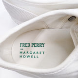 MARGARET HOWELL/FRED PERRY 未使用品 サイズUS6 スニーカー ホワイト レディース マーガレットハウエル/フレッドペリー【中古】5-0108G◎