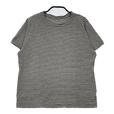 45R/45rpm ピンボーダーの45星Tシャツ 定価11000円 サイズ4 半袖Ｔシャツ カットソー グレー カーキ レディース フォーティーファイブアールピーエム【中古】5-0709S∞