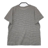 45R/45rpm ピンボーダーの45星Tシャツ 定価11000円 サイズ4 半袖Ｔシャツ カットソー グレー カーキ レディース フォーティーファイブアールピーエム【中古】5-0709S∞
