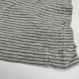 45R/45rpm ピンボーダーの45星Tシャツ 定価11000円 サイズ4 半袖Ｔシャツ カットソー グレー カーキ レディース フォーティーファイブアールピーエム【中古】5-0709S∞