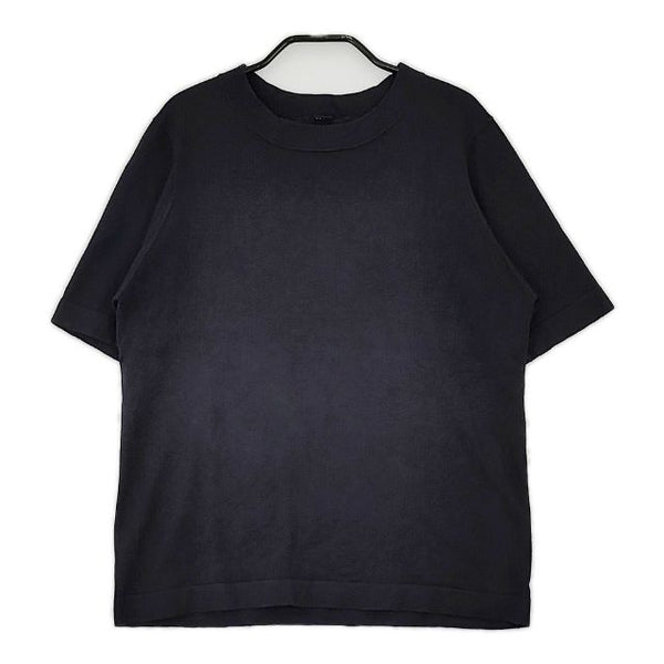 45R/45rpm デイリーニットソーの45星Tシャツ 定価13200円 半袖 ニット ネイビー レディース フォーティーファイブアールピーエム【中古】5-0709S∞