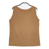 45R/45rpm ノースリーブカットソー キャミソール タンクトップ ライトブラウン系 レディース フォーティーファイブアールピーエム【中古】5-0709S∞