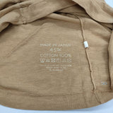 45R/45rpm ノースリーブカットソー キャミソール タンクトップ ライトブラウン系 レディース フォーティーファイブアールピーエム【中古】5-0709S∞