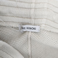 THE HINOKI リブパンツ コットン イージー パンツ ベージュ レディース ザ ヒノキ【中古】5-0203G∞