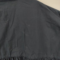 Lin francais d'antan Breton ブルトン ギャザー 半袖 プルオーバー ブラウス シャツ ネイビー レディース ランフランセダンタン【中古】5-0709S∞