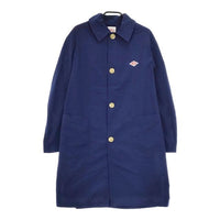 Danton ナイロン JD-8642 NYLON TAFFETA ステンカラーコート ネイビー レディース ダントン【中古】5-0426M∞