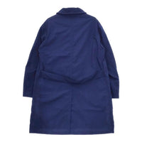 Danton ナイロン JD-8642 NYLON TAFFETA ステンカラーコート ネイビー レディース ダントン【中古】5-0426M∞