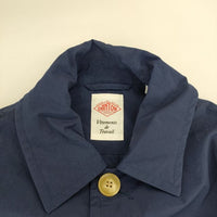 Danton ナイロン JD-8642 NYLON TAFFETA ステンカラーコート ネイビー レディース ダントン【中古】5-0426M∞