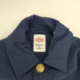 Danton ナイロン JD-8642 NYLON TAFFETA ステンカラーコート ネイビー レディース ダントン【中古】5-0426M∞