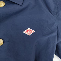 Danton ナイロン JD-8642 NYLON TAFFETA ステンカラーコート ネイビー レディース ダントン【中古】5-0426M∞