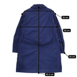 Danton ナイロン JD-8642 NYLON TAFFETA ステンカラーコート ネイビー レディース ダントン【中古】5-0426M∞