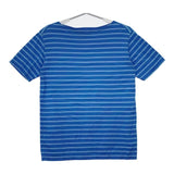 Charpentier de Vaisseau ボートネック ボーダー 半袖Ｔシャツ カットソー ブルー ライトブルー レディース シャルパンティエドゥヴェッソ【中古】5-0709S∞