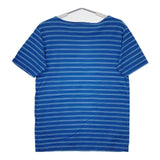 Charpentier de Vaisseau ボートネック ボーダー 半袖Ｔシャツ カットソー ブルー ライトブルー レディース シャルパンティエドゥヴェッソ【中古】5-0709S∞