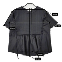 Ray Beams レイヤード半袖ブラウス 61-04-0228-101 ブラウス シャツ ブラック レディース レイビームス【中古】5-0709S∞