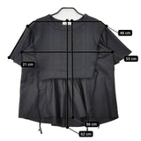 Ray Beams レイヤード半袖ブラウス 61-04-0228-101 ブラウス シャツ ブラック レディース レイビームス【中古】5-0709S∞