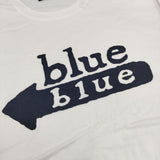 BLUE BLUE プリント サイズ2 半袖Ｔシャツ カットソー ホワイト レディース ブルーブルー【中古】5-0709S∞