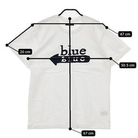 BLUE BLUE プリント サイズ2 半袖Ｔシャツ カットソー ホワイト レディース ブルーブルー【中古】5-0709S∞
