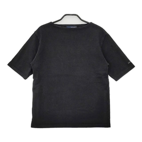 SAINT JAMES ウェッソン T3 無地 半袖Ｔシャツ カットソー ブラック レディース セントジェームス【中古】5-0709S∞