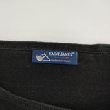 SAINT JAMES ウェッソン T3 無地 半袖Ｔシャツ カットソー ブラック レディース セントジェームス【中古】5-0709S∞