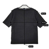 SAINT JAMES ウェッソン T3 無地 半袖Ｔシャツ カットソー ブラック レディース セントジェームス【中古】5-0709S∞