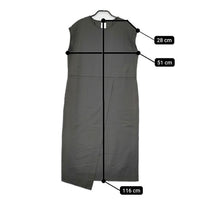 Lelill ノースリーブ コットンポリエステル ワンピース グレー レディース レリル【中古】5-0614S∞