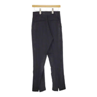 MARW UNITED ARROWS 38 定価11000円 ピンタックテーパードヘムスリット パンツ ブラック レディース マルゥユナイテッドアローズ【中古】5-0422M♪