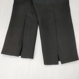 MARW UNITED ARROWS 38 定価11000円 ピンタックテーパードヘムスリット パンツ ブラック レディース マルゥユナイテッドアローズ【中古】5-0422M♪