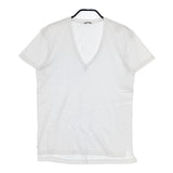 AURALEE SEAMLESS V-NECK TEE A00V06ST 半袖Ｔシャツ カットソー ホワイト レディース オーラリー【中古】5-0614S∞