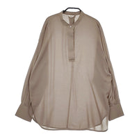 IENA シアードルマンシャツブラウス 定価14300円 ブラウス シャツ 22AW ベージュ レディース イエナ【中古】5-0422M♪